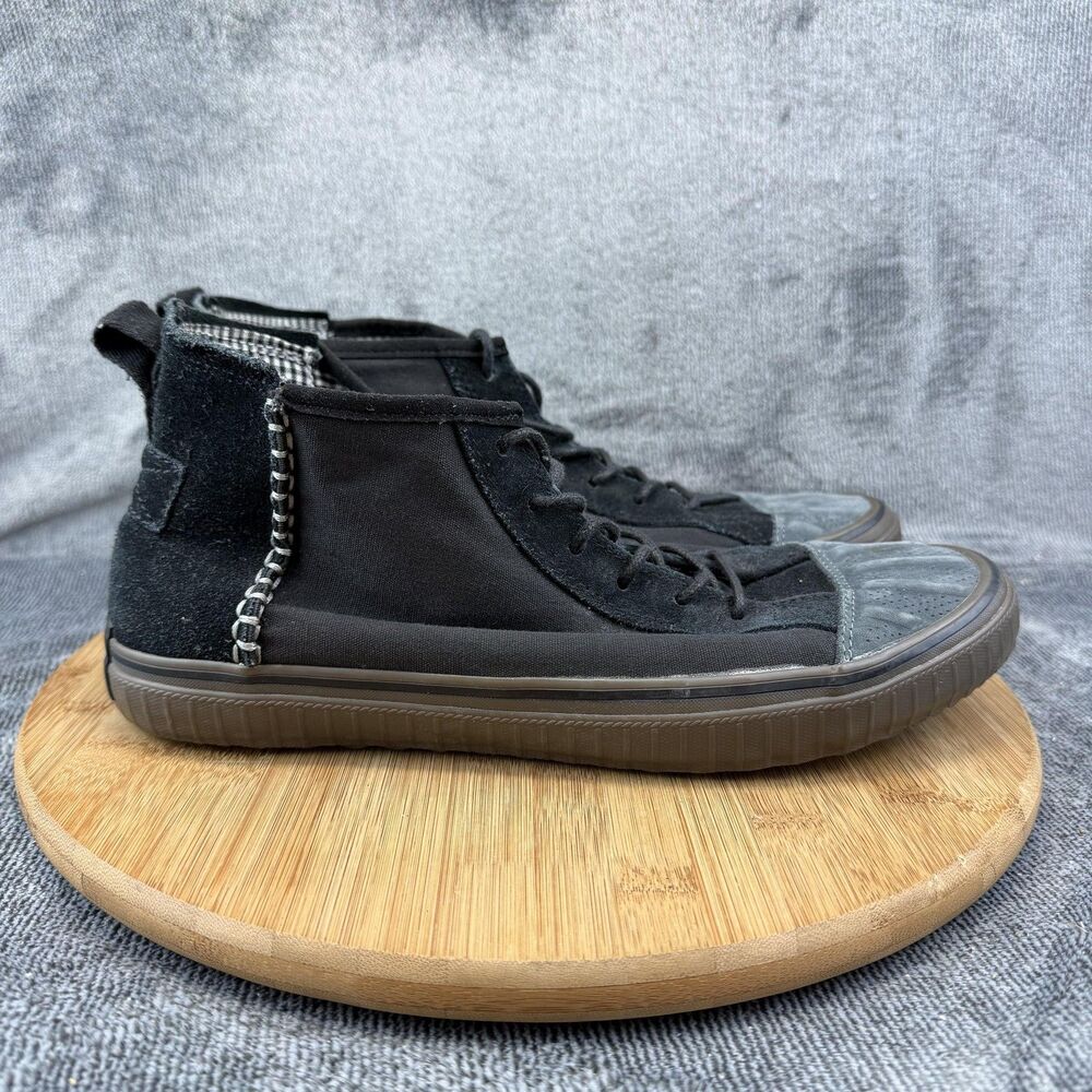 Sorel Shoes Mens Size 11.5 Black Suede High Top Casual Sneakers NM1942-010